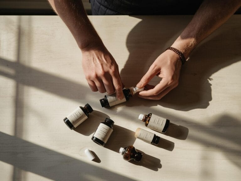 supplements on counter