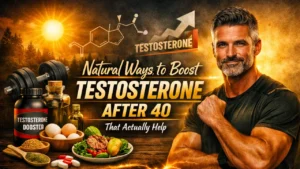 natural ways to boost testosterone after 40