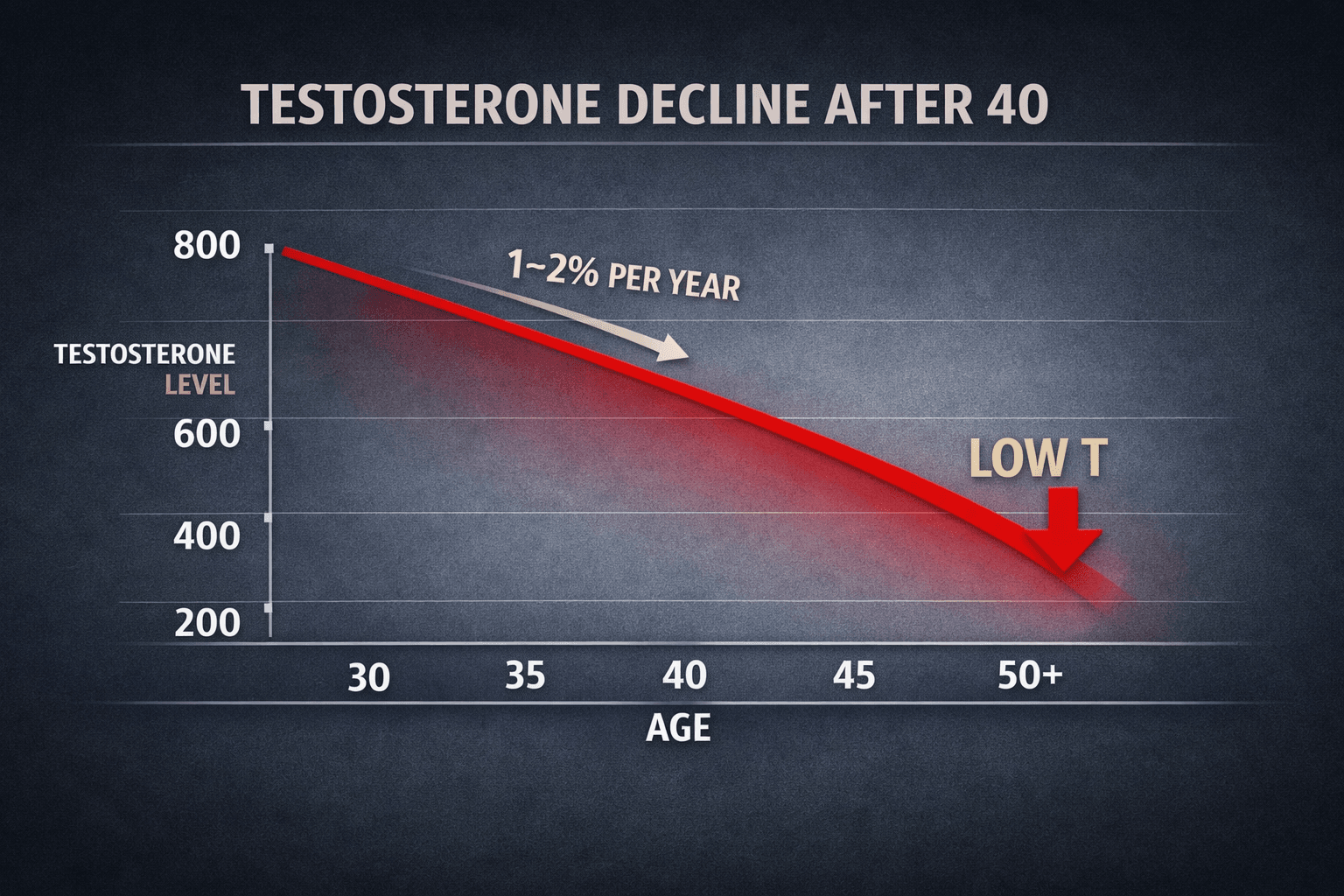 The Belly Fat Lie Men Over 40 Keep Believing (And the Truth That Changes Everything) 4 testosterone decline after 40 chart
