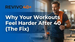 why workouts feel harder after 40